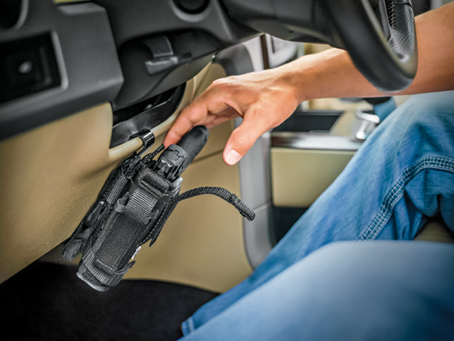 gun safe, gun safes, safes, safe, holsters, holster mounts, holster, vehicle holster, gun safe car, Gum creek vehicle handgun mount