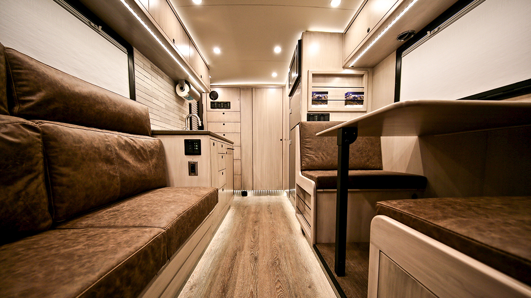 EarthRoamer RV seating