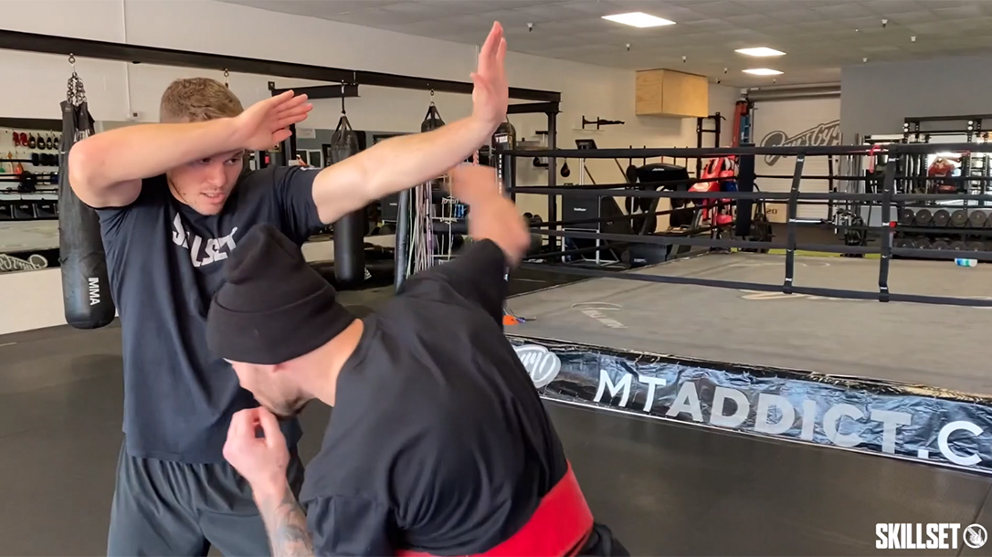 Long Guard Muay Thai, MMA, punch defense