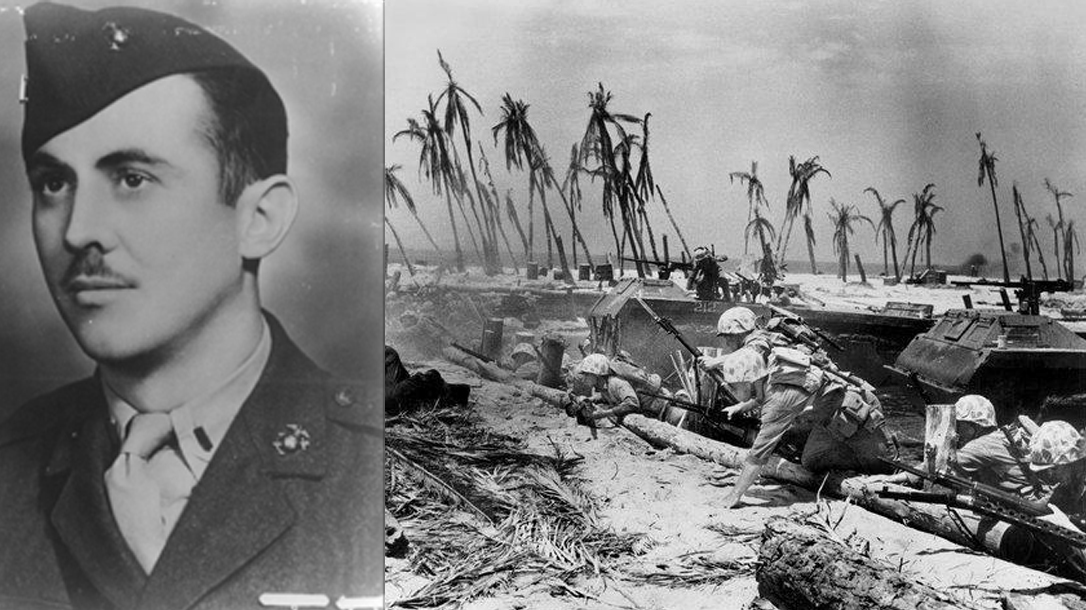 Hero and Medal of Honor at the Battle of Tarawa.