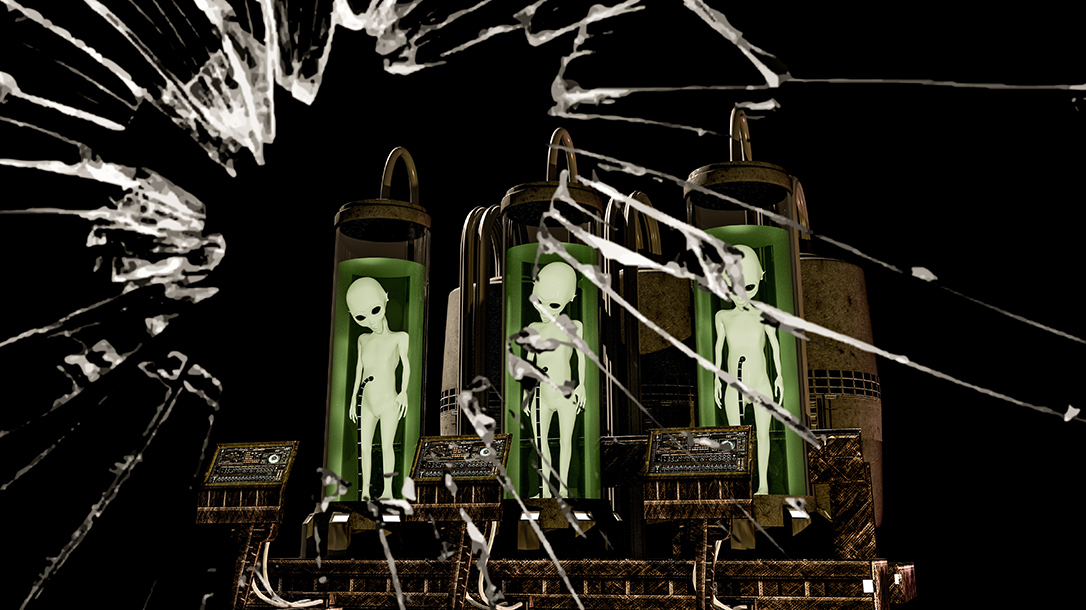 Aliens living alongside us in the everyday world/ you better believe it!