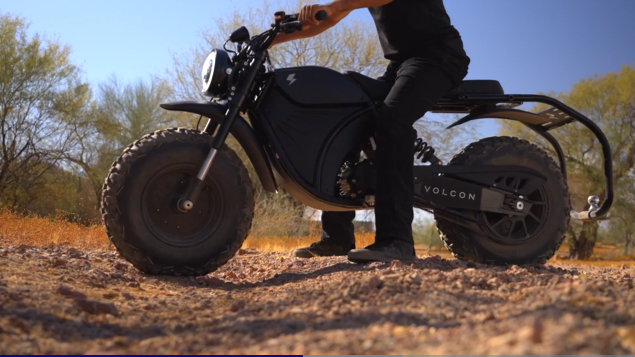 The Volcon ePowersports Grunt Evo Motorcycle.