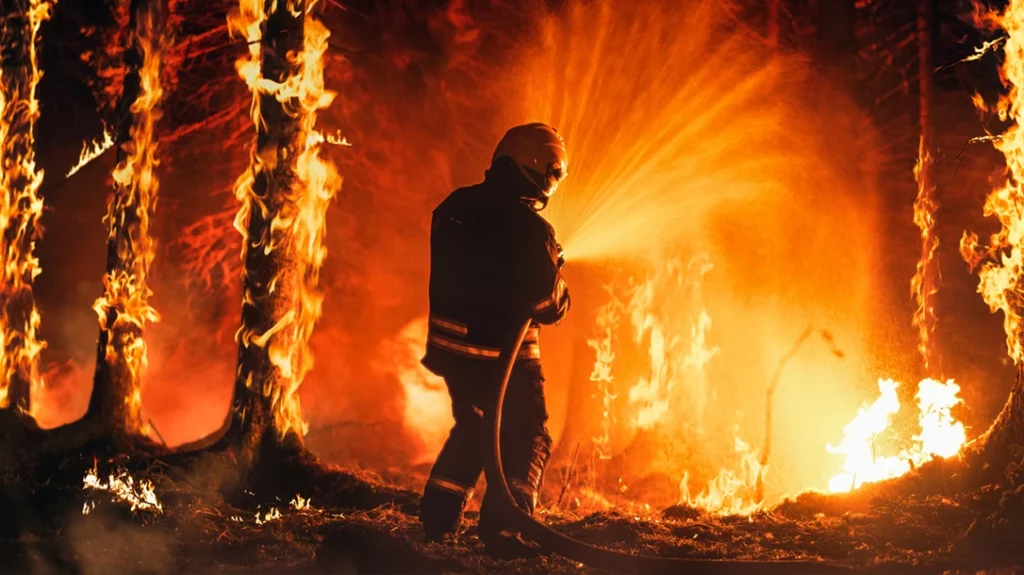 Equipped with specialized training and gear, wildland firefighters are the first responders in forested areas during fire outbreaks.