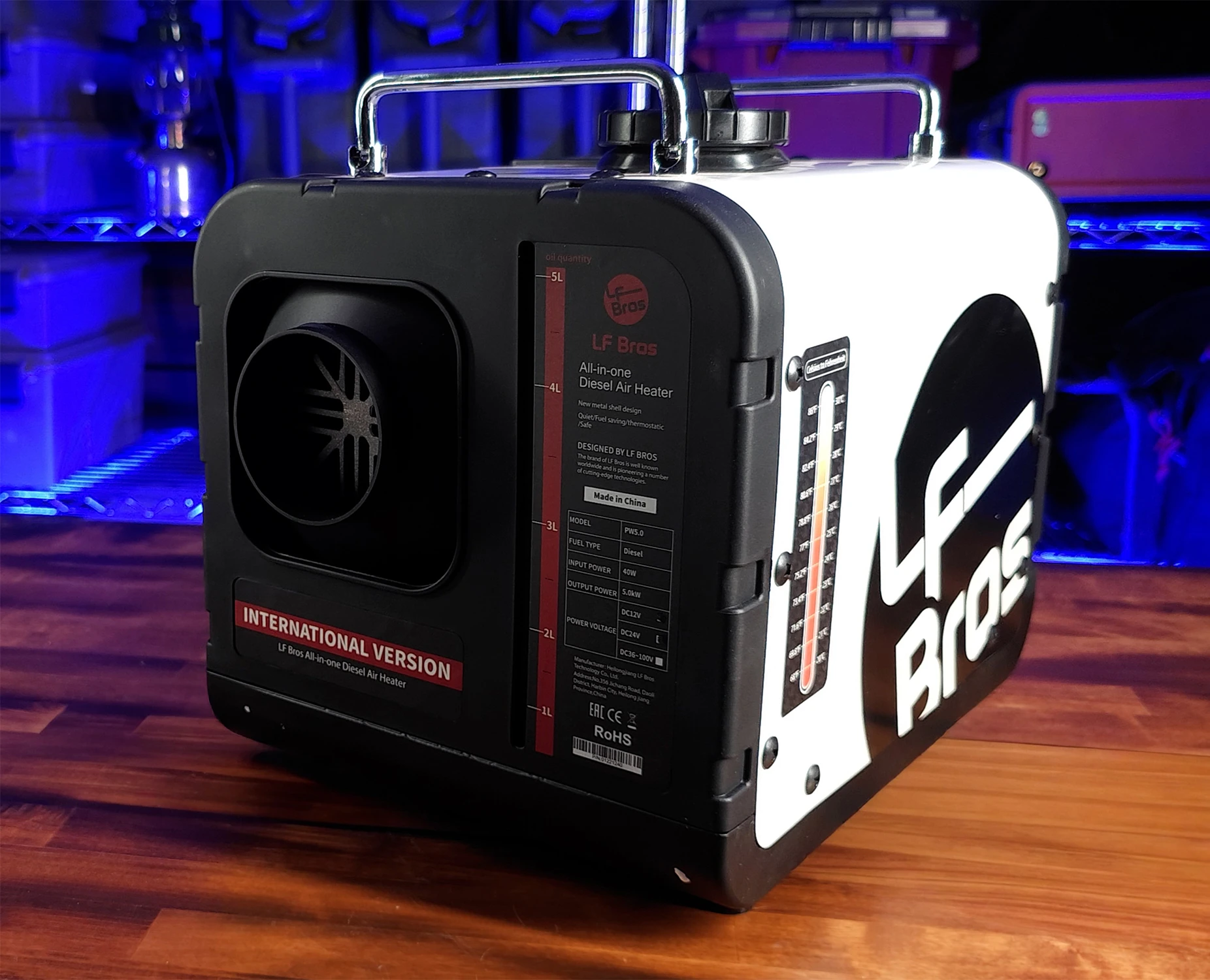 A diesel heater is a great addition to your rooftop tent.