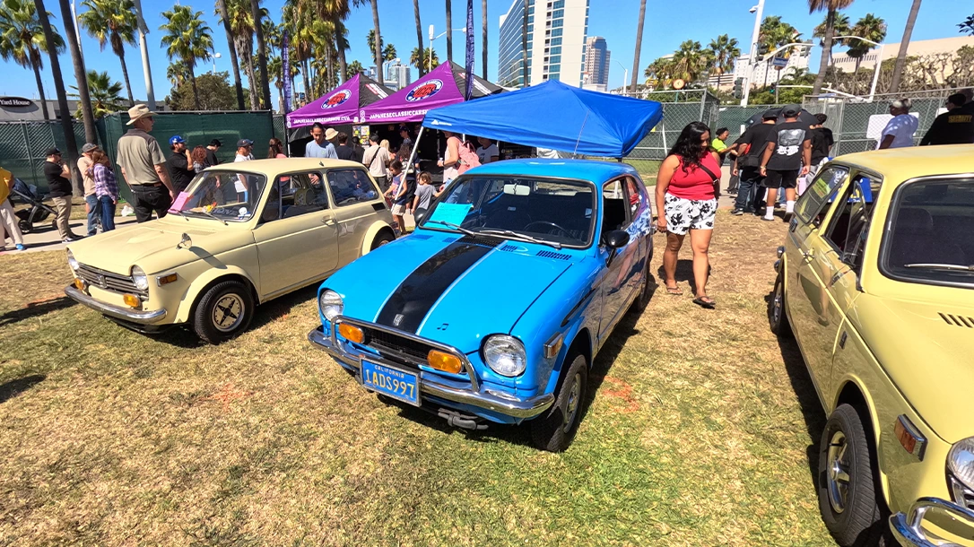 A vintage line-up of micro minis.