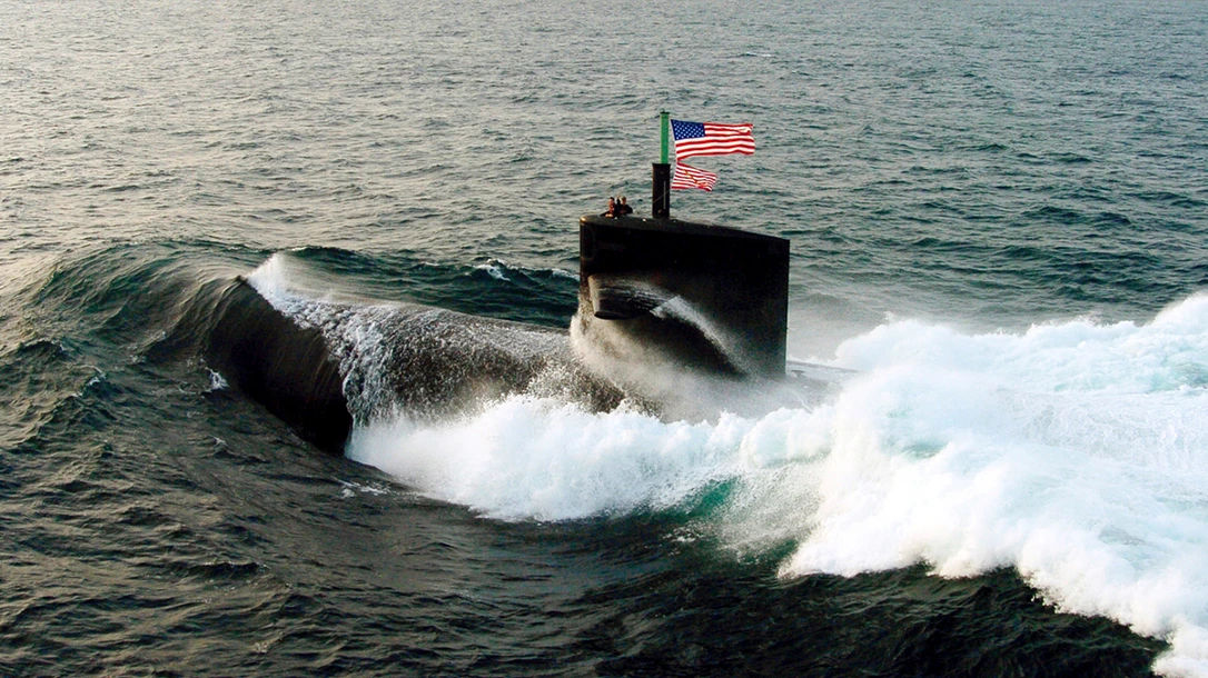 The United States Navy has submarines that keep the world safe.