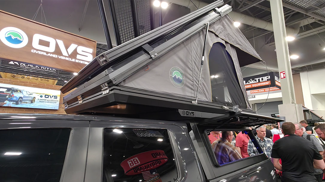 Roof top tents are everywhere in hall H at SEMA 2025.