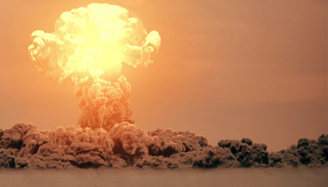 A nuclear bomb signals the end of the world.