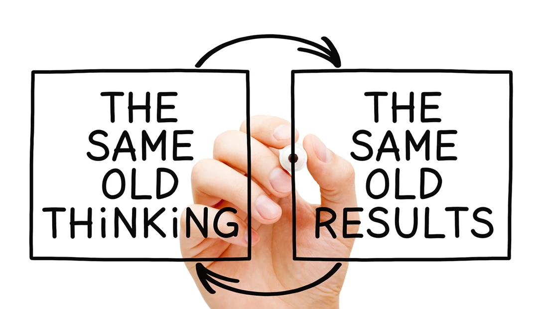 Changing your old way of thinking can change you.