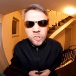 This was a pretty typical response to getting served. He’s dressed a little nicer than some of the people we served.