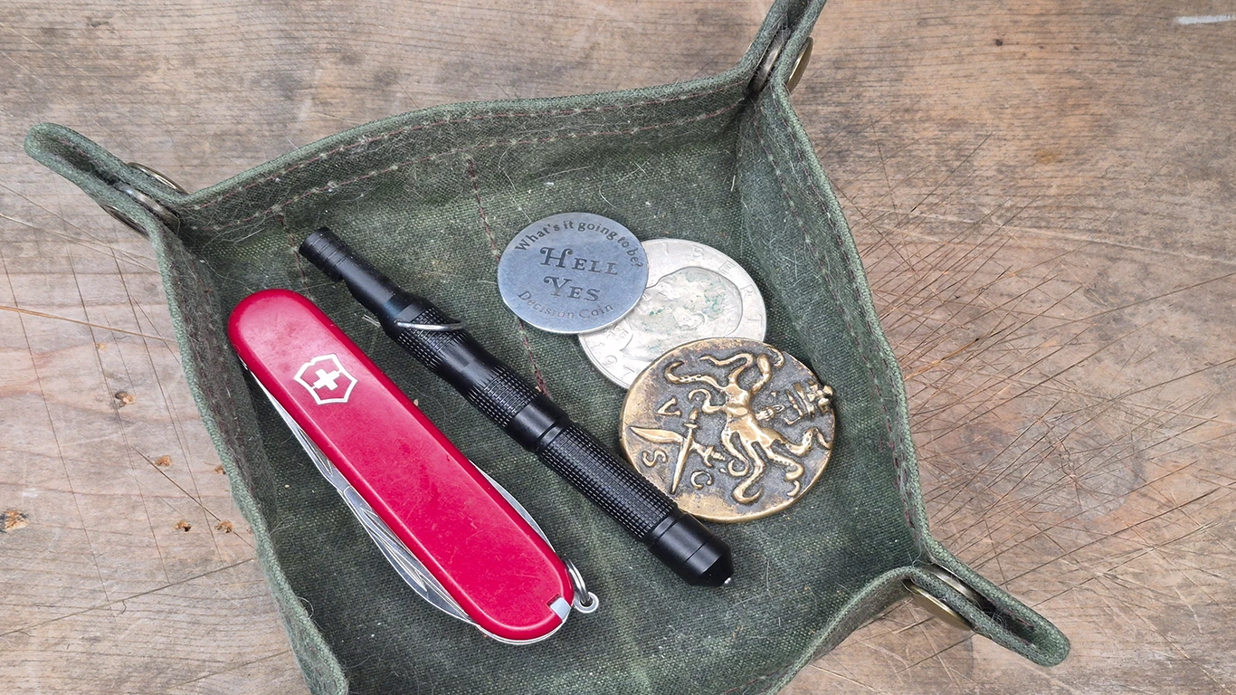 The EDC Travel Tray is perfect for little odds and ends when you’re away from home.